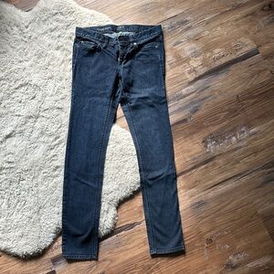 LOFT Dark Indigo Skinny Jeans